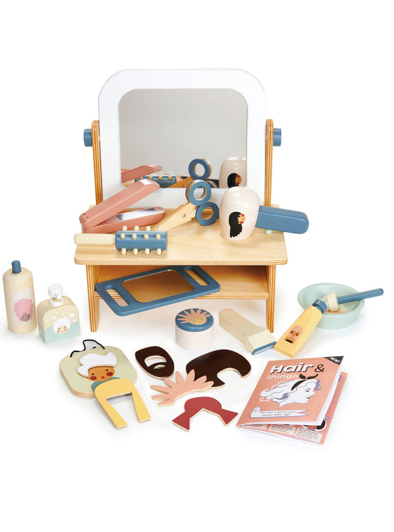 Hair Salon Wooden Childrens Toy Set - Alterante Image