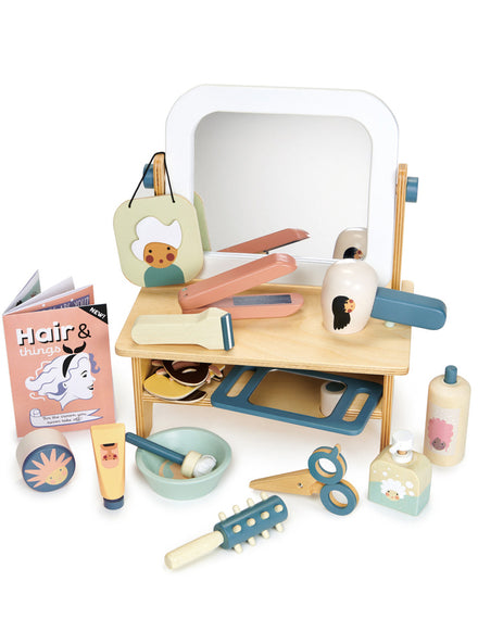 Hair Salon Wooden Childrens Toy Set - Main Image
