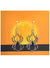 Image of Hanging Silver Metal Spiders Halloween Costume Earrings
