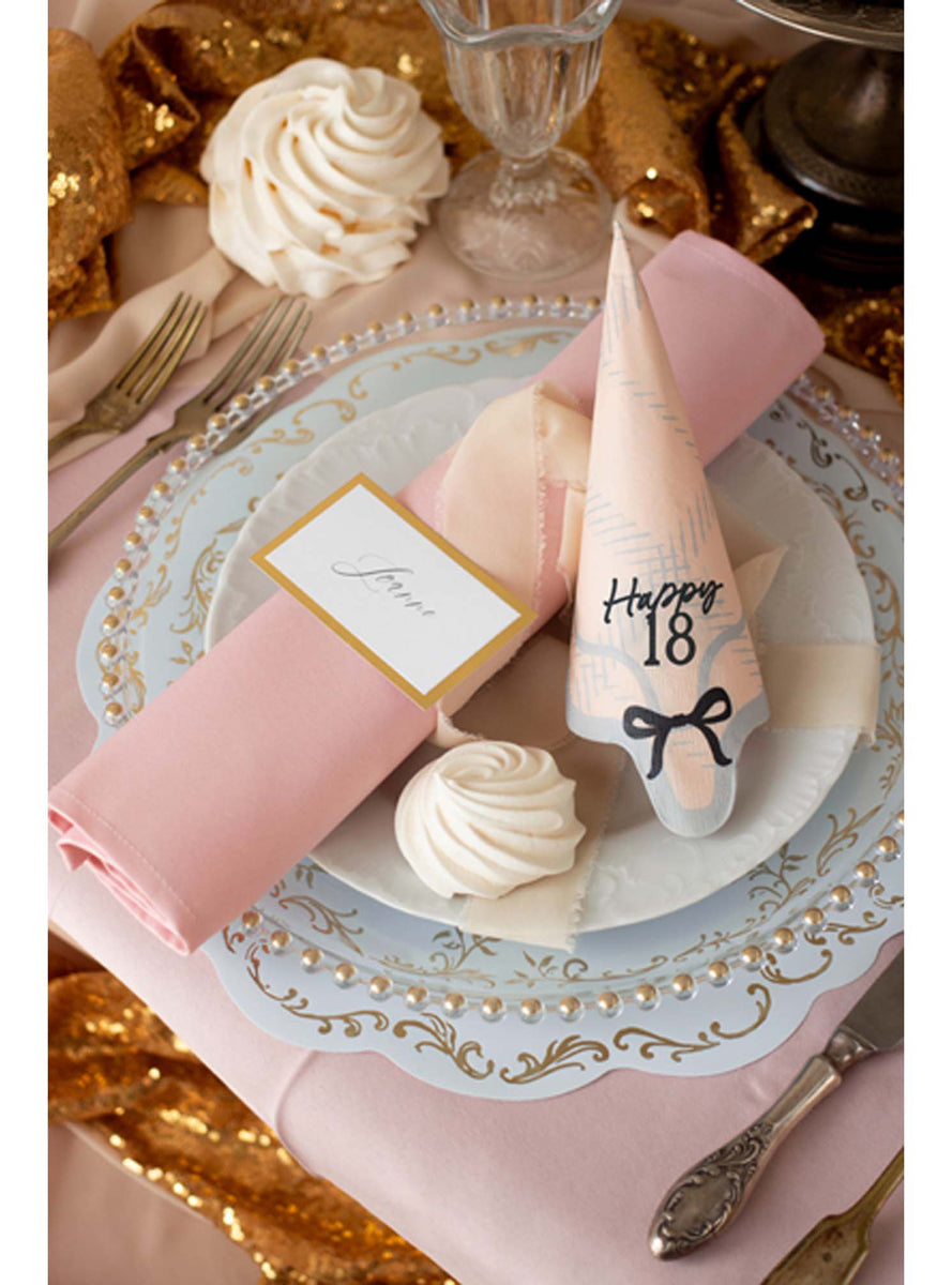 Happy 18th 12 Pack Party Napkins - Lifestyle Image