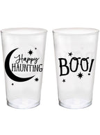 Image of Happy Haunting and Boo 10 Pack Plastic Halloween Tumblers