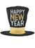 Image of Oversized Happy New Year Party Black Top Hat