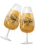 Image of Toasting Glasses Happy New Year 76cm Foil Party Balloon