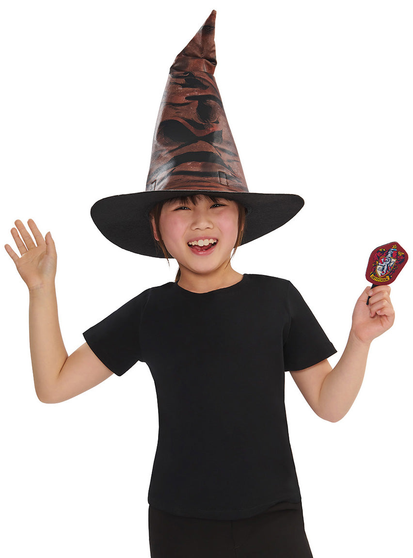 Harry Potter Kids Costume Sorting Hat With House Badges - Alternative Image 3