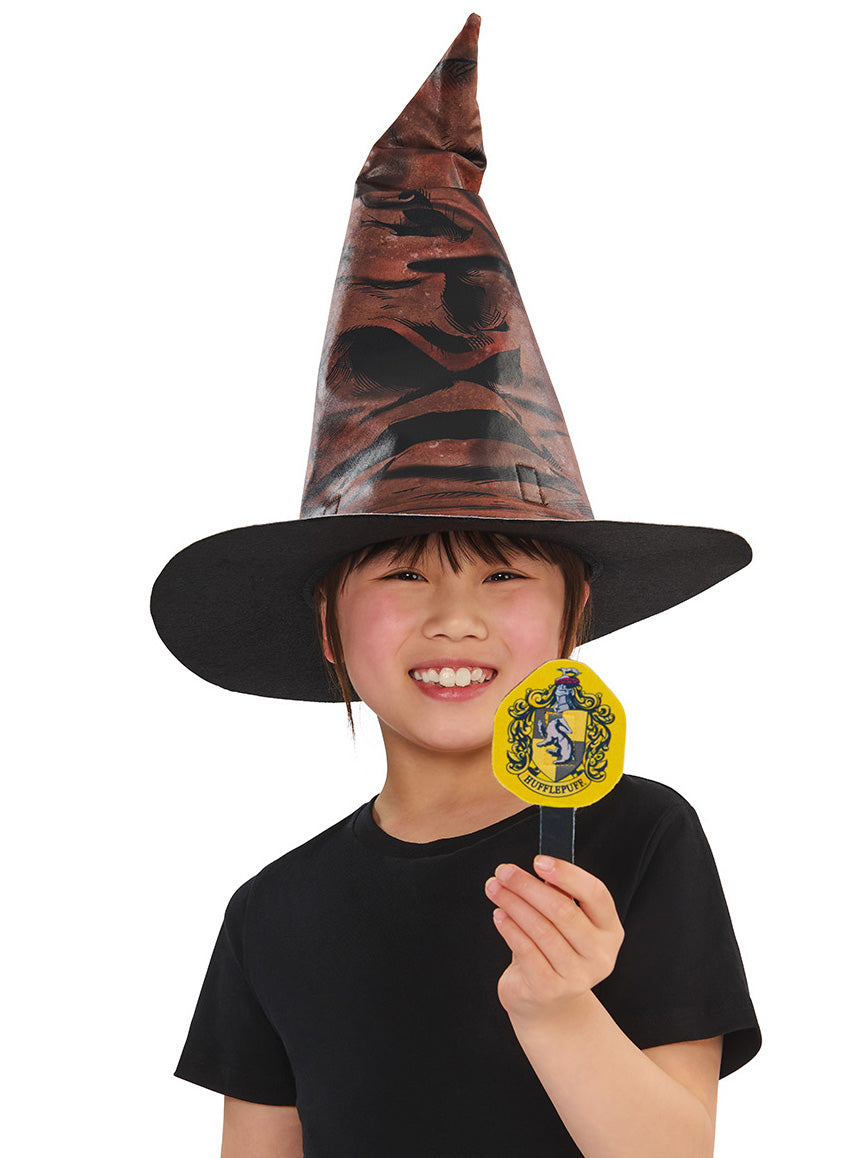 Harry Potter Kids Costume Sorting Hat With House Badges - Alternative Image 7