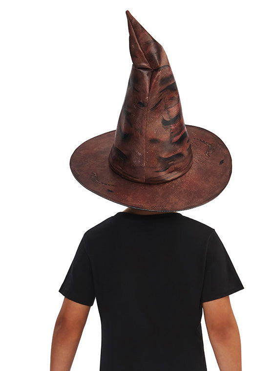 Harry Potter Kids Costume Sorting Hat With House Badges - Back Image
