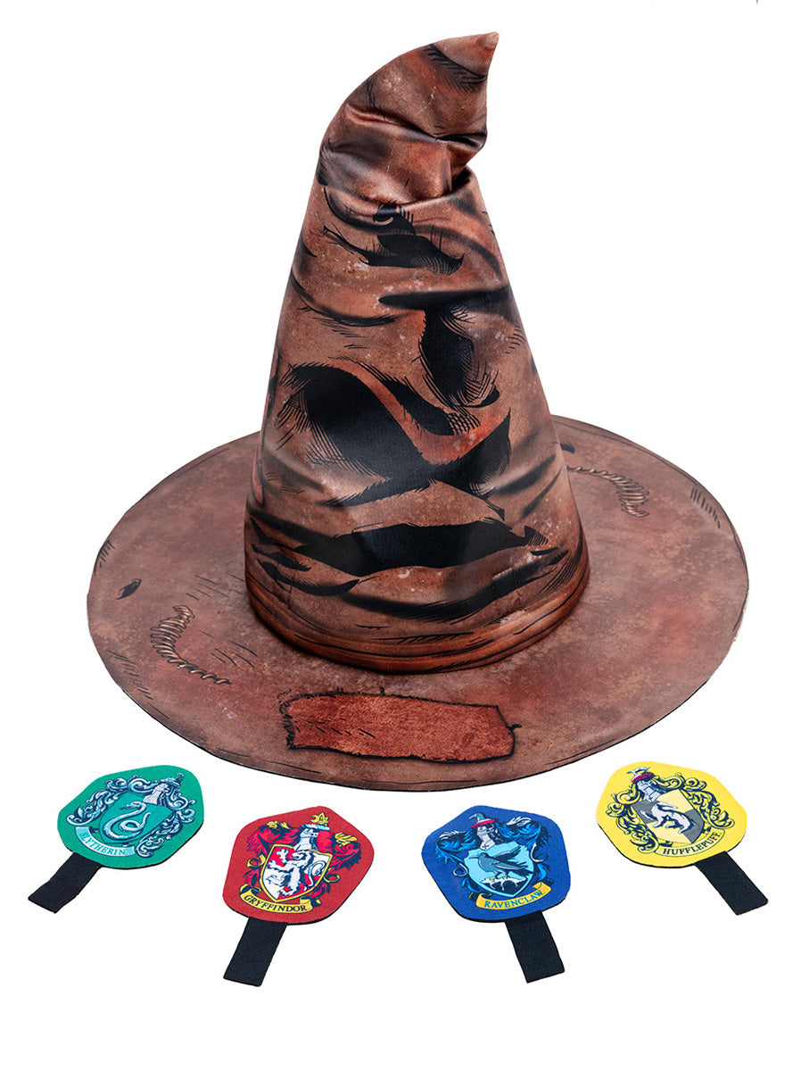 Harry Potter Kids Costume Sorting Hat With House Badges - Main Image