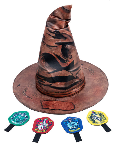 Harry Potter Kids Costume Sorting Hat With House Badges - Main Image