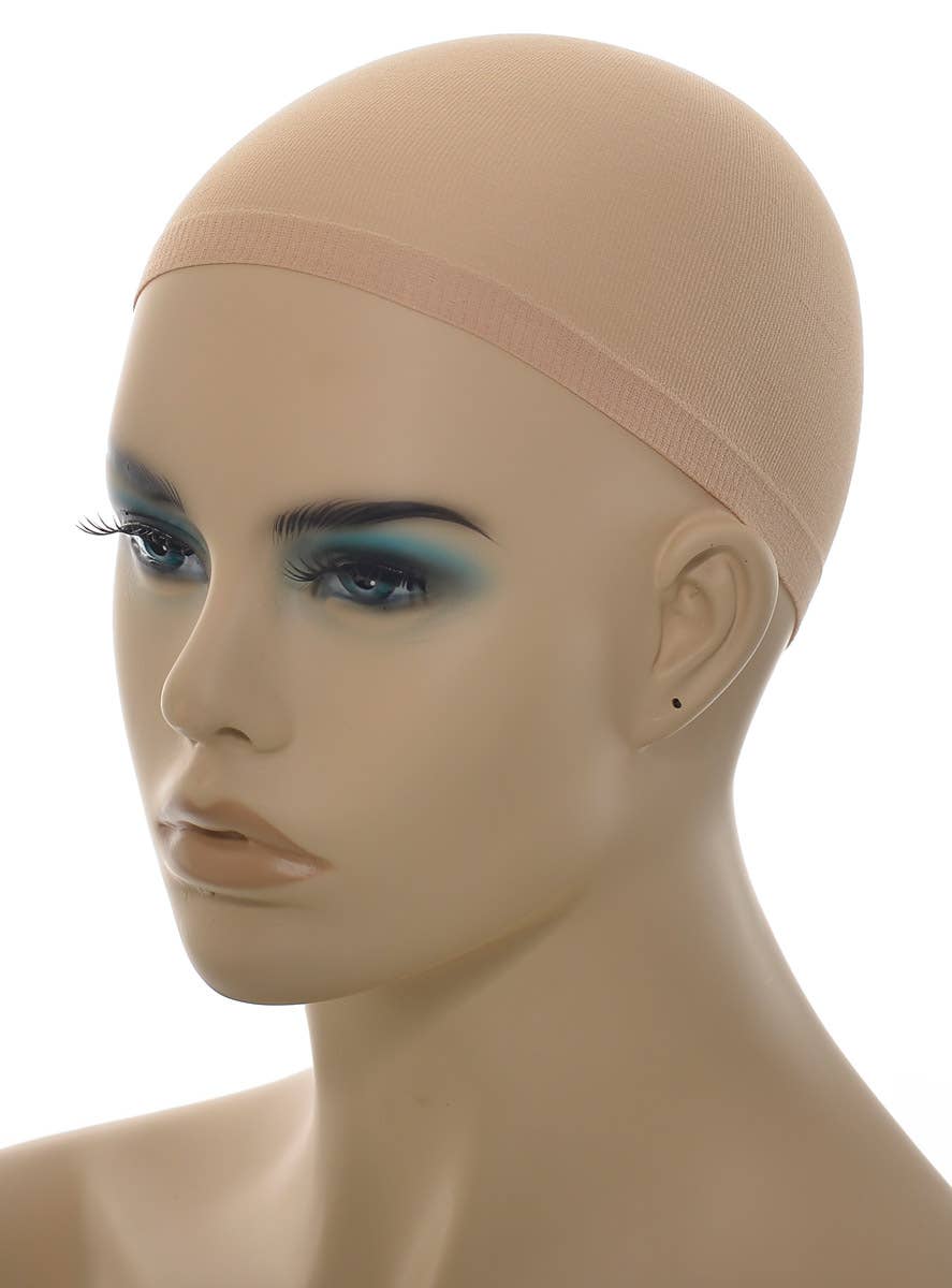 Light Beige 2 Pack Midnight Collection Stocking Fabric Wig Caps
