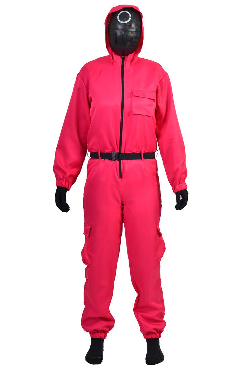 Circle Guard Adult's Pink Squid Game Costume - Front Image