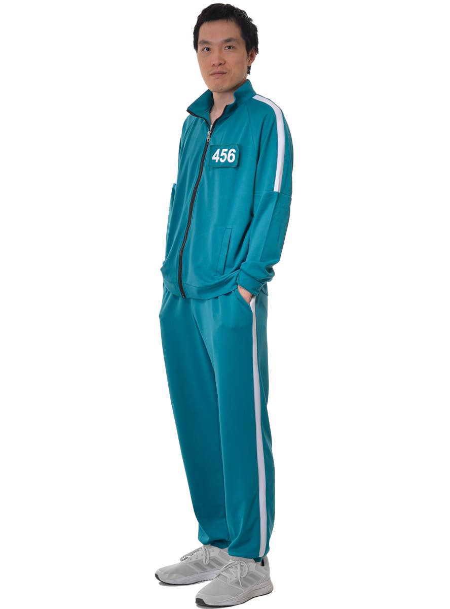 Adults Squid Game Gi Hun Tracksuit Costume - Side Image