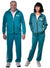 Adult's Plus Size Squid Games Tracksuit Costume with Number 001 or 240 - Main Image