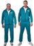 Adult's Plus Size Squid Games Tracksuit Costume with Number 001 or 218 - Main Image