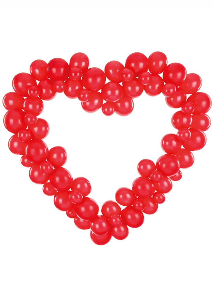 Heart Shaped 166cm Red Balloon Frame - Main Image