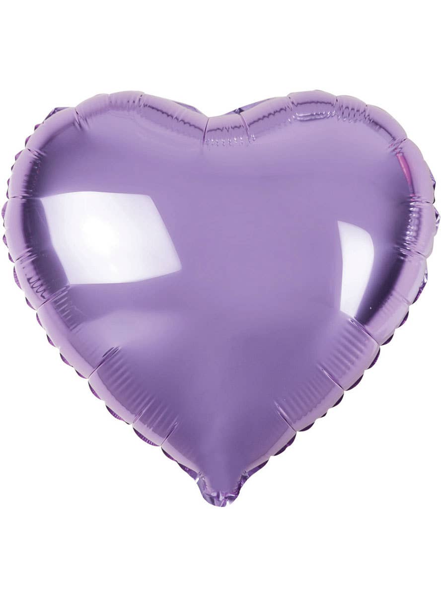 Image of Heart Shaped Light Purple 45cm Foil Balloon
