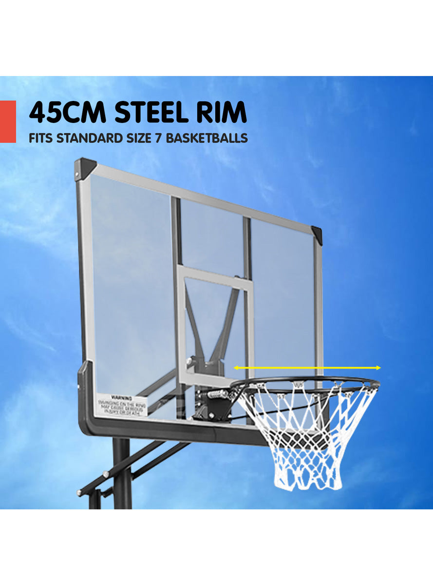 Height Adjustable Portable Basketball Hoop Info Image 3
