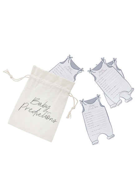 Hello Little One Baby Shower Predictions Cards - Main Image