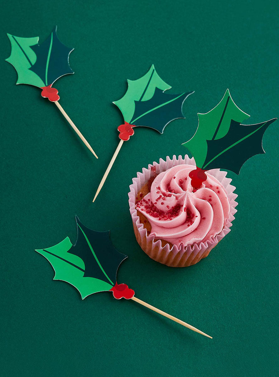 Christmas Holly Food Picks - Lifestyle Image