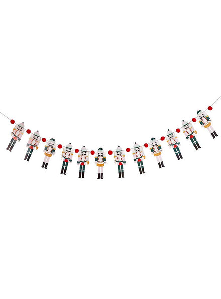 Holly Jolly Christmas Nutcracker Garland 2m Long – Main Image