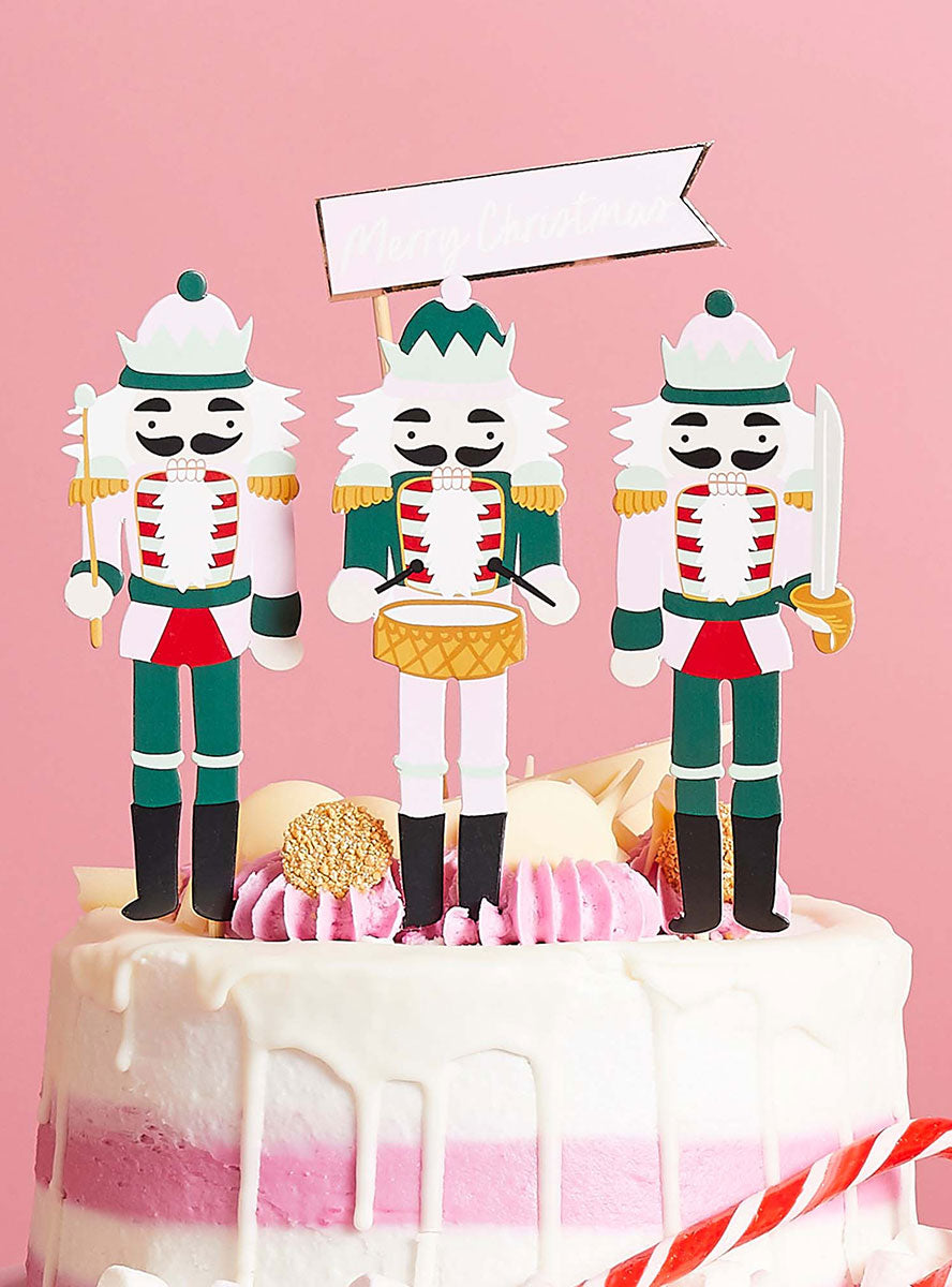 Christmas Nutcraker Cake Toppers - Lifestyle Image 2