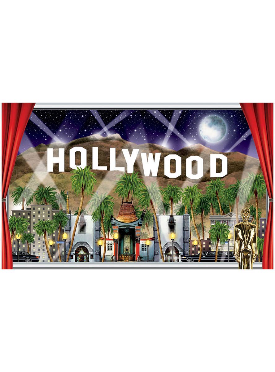 Image of Hollywood Scene Setter Wall Party Decoration