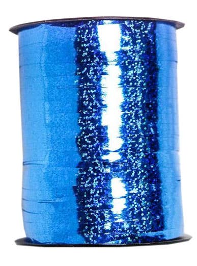 Image of Holographic Royal Blue 455m Long Curling Ribbon