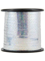 Image of Holographic Silver 225cm Long Curling Ribbon