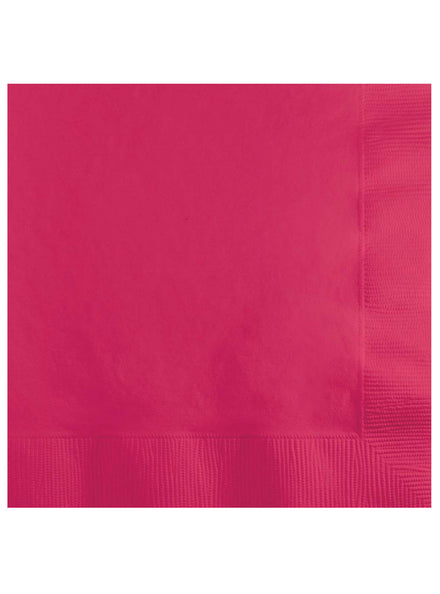 Hot Magenta Pink 50 Pack Lunch Napkins – Main Image