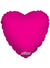 Image of Hot Pink Heart Shaped 46cm Foil Party Balloon