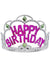 Image of Happy Birthday Hot Pink and Silver Party Tiara
