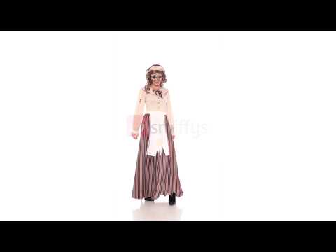 Possessed Judy Women's Evil Puppet Punch and Judy Costume Video