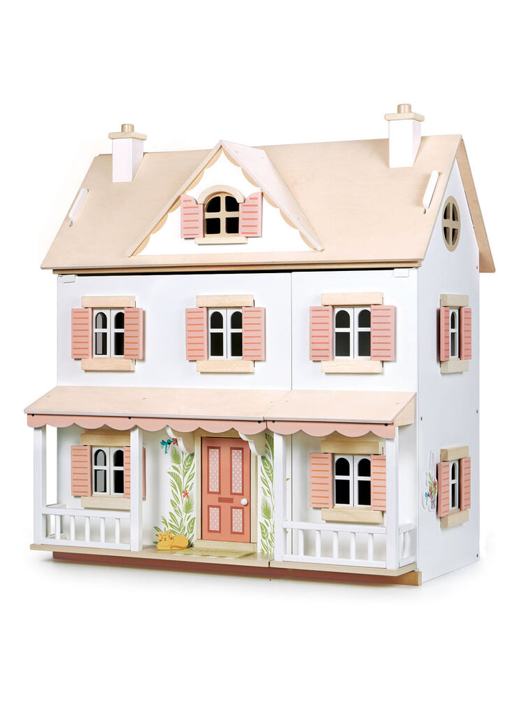 Humming Bird Doll House Childrens Wooden Toy Set - Alternate Image