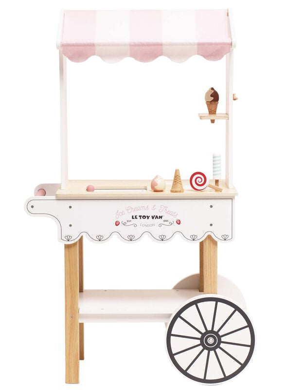 Ice Cream And Treats Wooden Stand Childrens Toy Set - Alternate Image