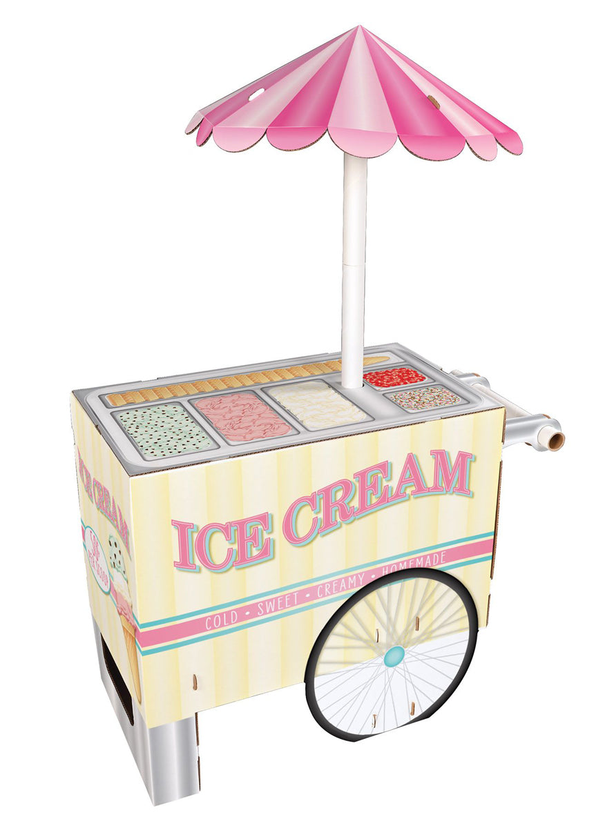 Ice Cream Cart 122cm 3D Party Decoration - Main Image