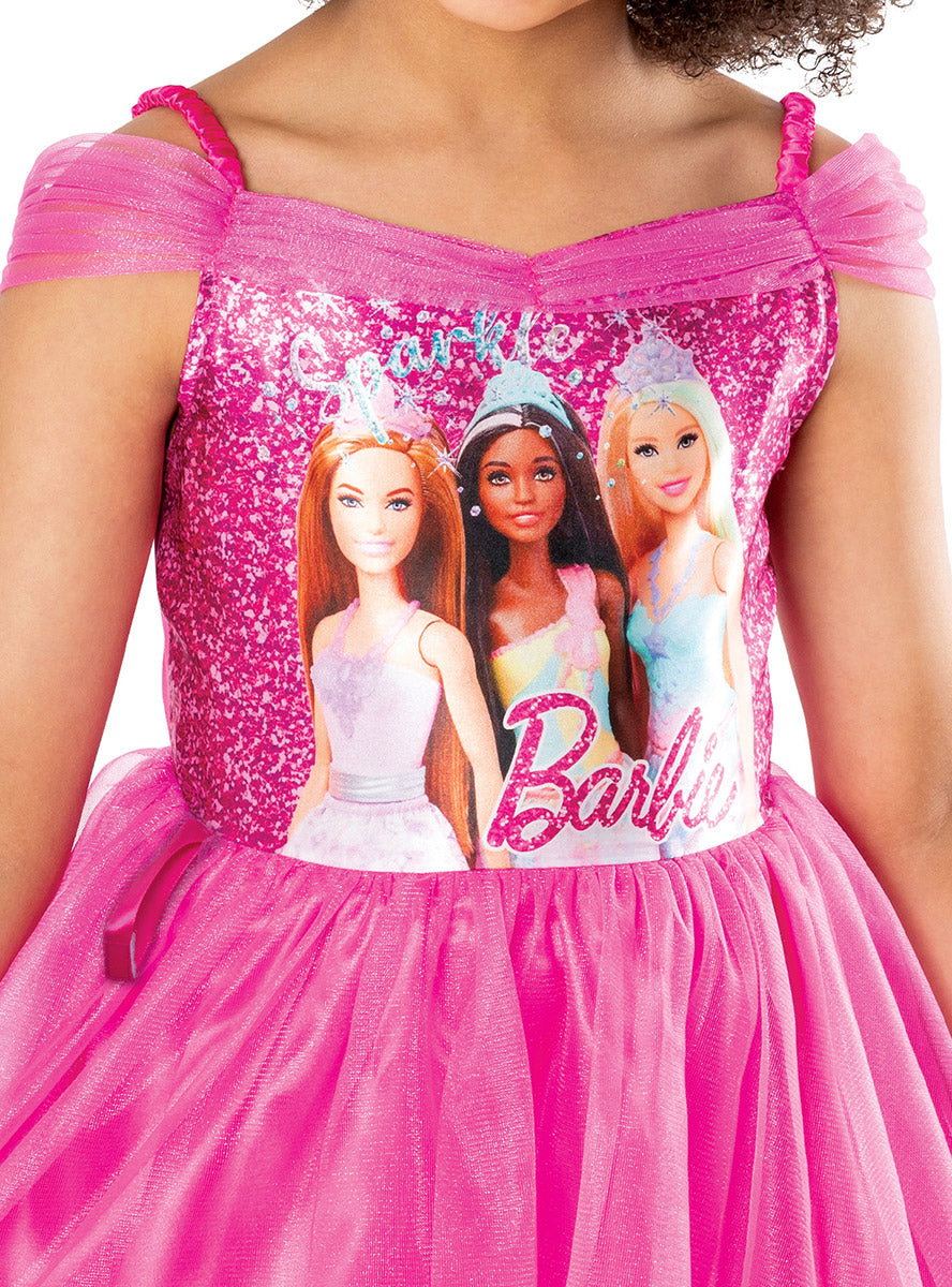 Close Image of Barbie And Friends Girls Pink Costume Dress