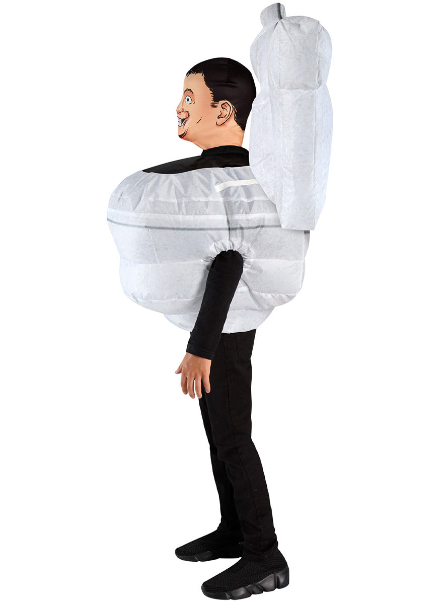 Innovative Inflatable Toilet Outfit for Stylish Camping Comfort