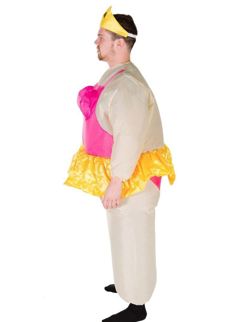 Inflatable Ballerina Novelty Adults Costume - Side Image