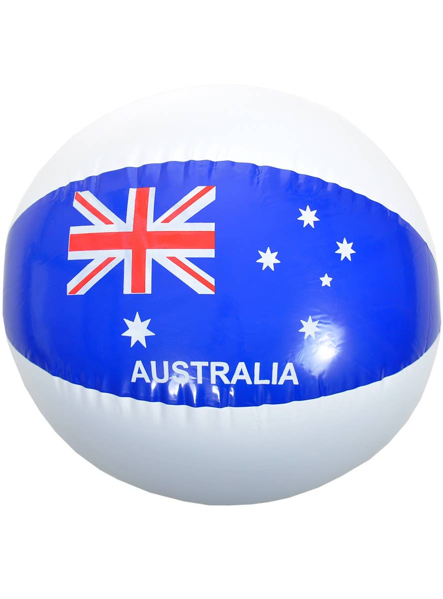 Image of Inflatable Blue and White Australia Day Beach Ball