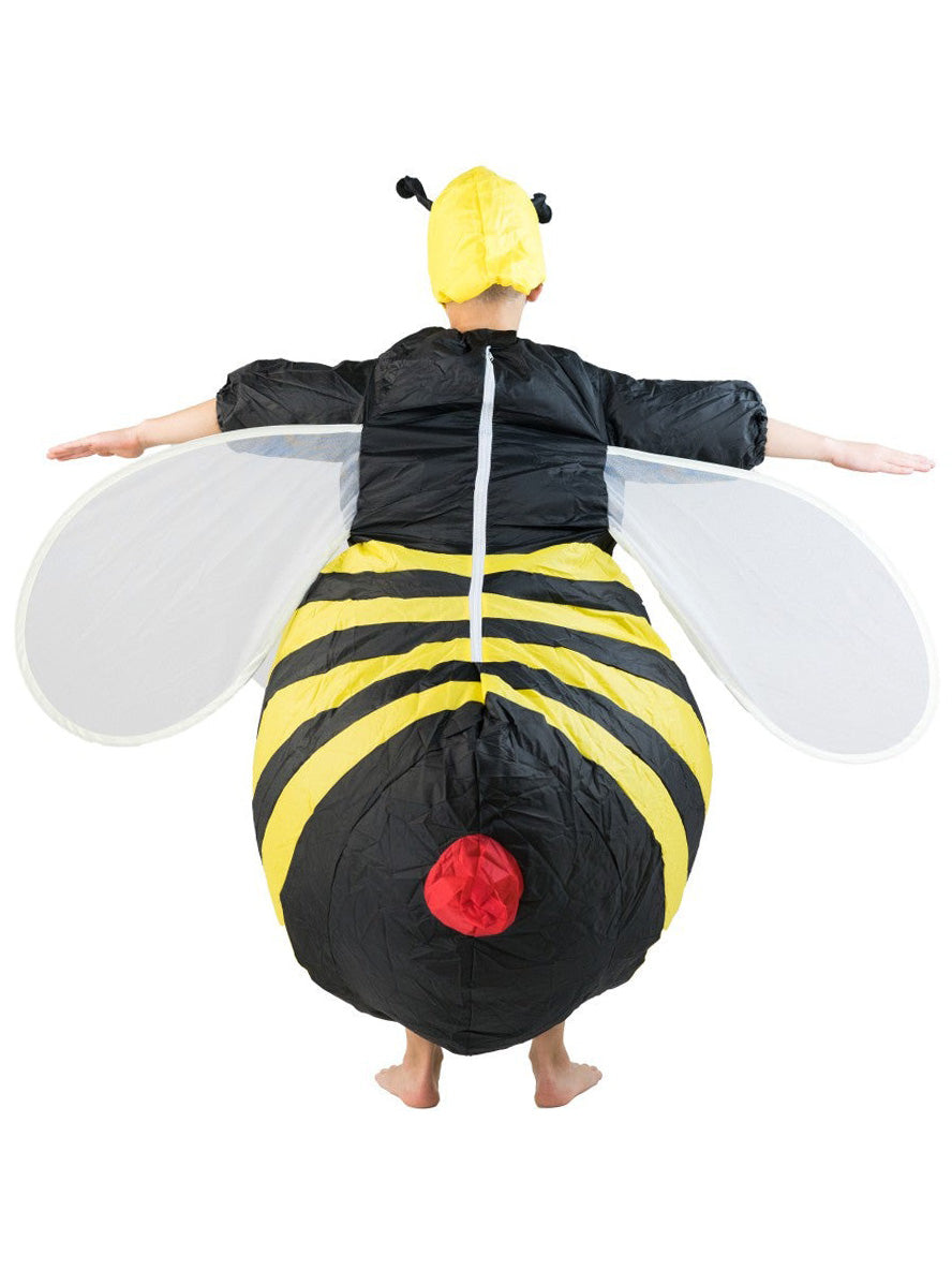 Inflatable Bumble Bee Novelty Kids Costume - Alternative Back Image