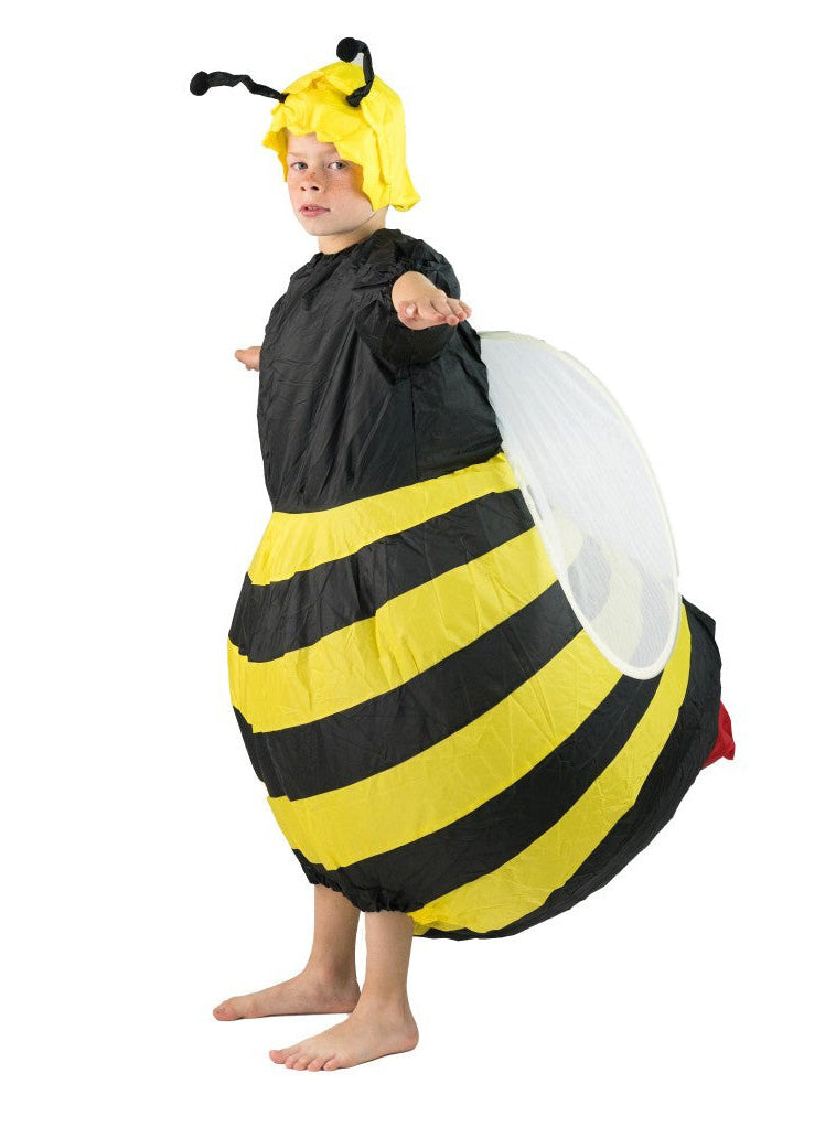 Inflatable Bumble Bee Novelty Kids Costume - Side Image