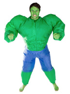 Inflatable Green Hulk Adults Costume - Main Image