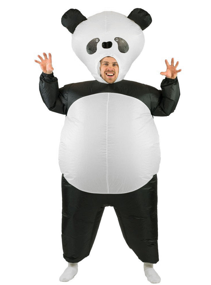 Inflatable Panda Adults Animal Costume - Alternative Image