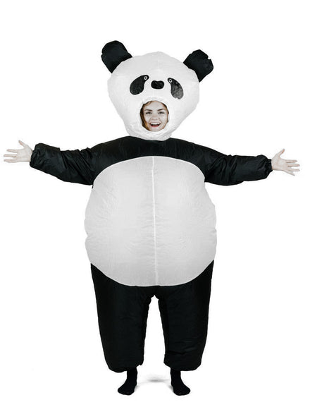 Inflatable Panda Adults Animal Costume - Main Image