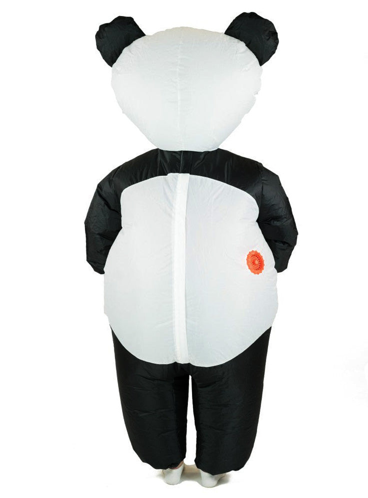 Inflatable Panda Kids Animal Costume - Back Image