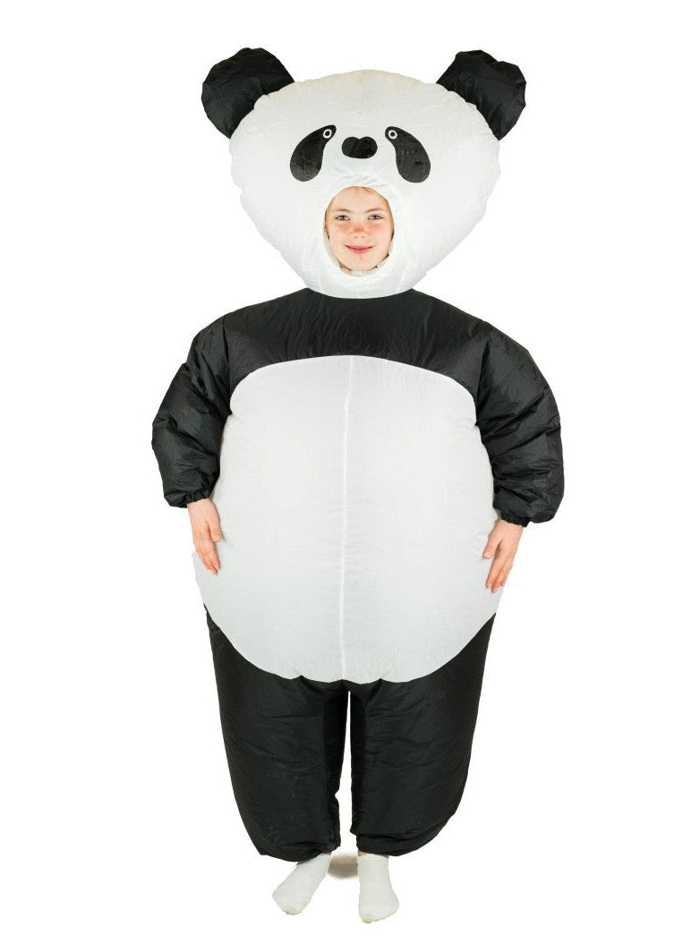 Inflatable Panda Kids Animal Costume - Main Image