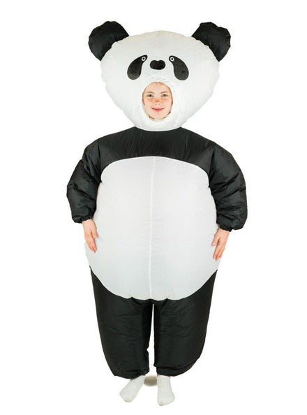 Inflatable Panda Kids Animal Costume - Main Image