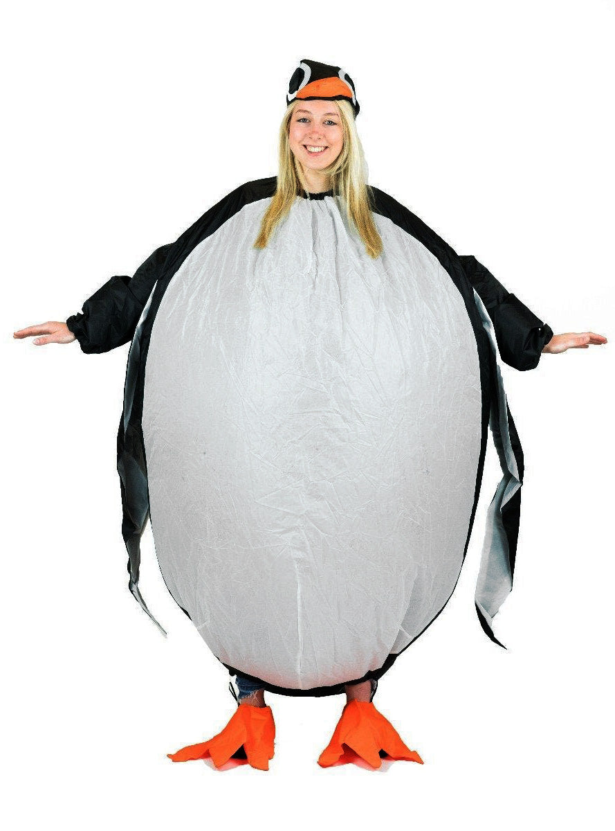 Inflatable Penguin Adults Animal Costume - Alternative Image
