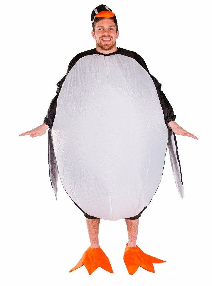 Inflatable Penguin Adults Animal Costume - Main Image