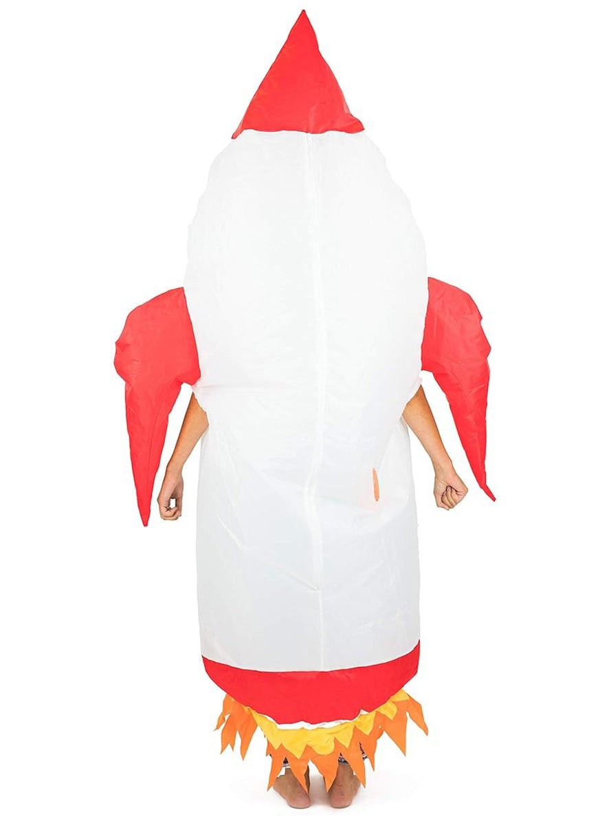 Inflatable Space Rocket Kids Costume - Back Image