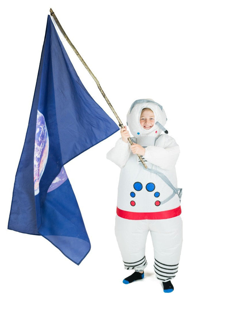 Inflatable Spaceman Kids Astronaut Costume - Alternative Image